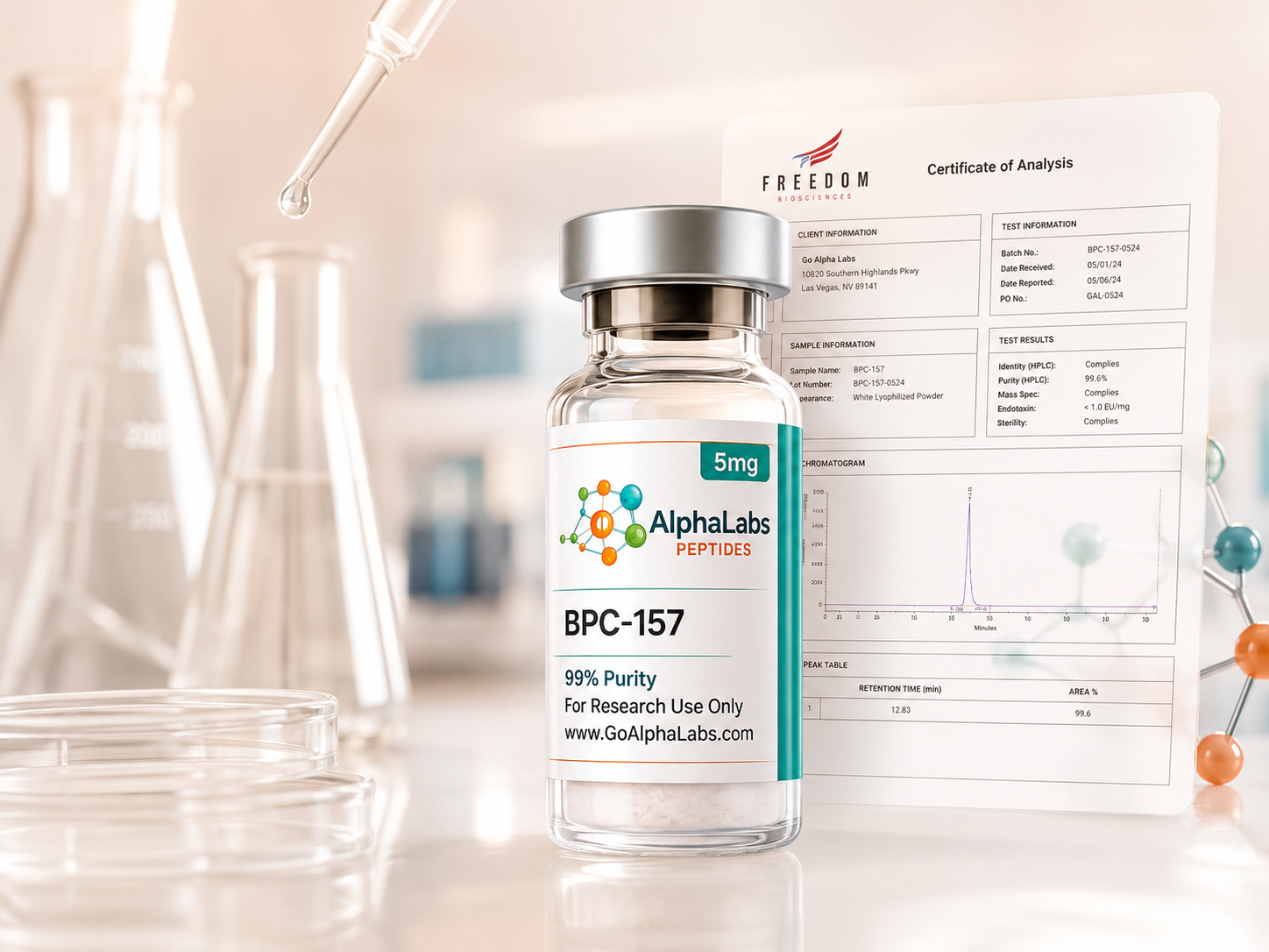 Go Alpha Labs research peptide products
