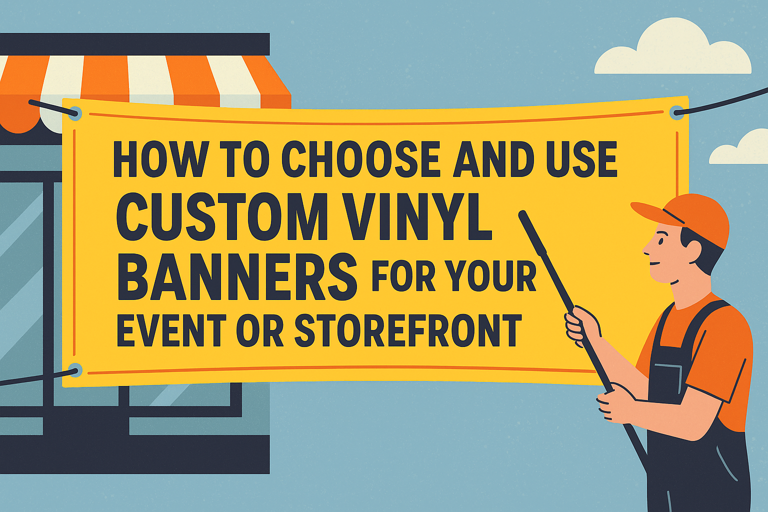 How to Choose and Use Custom Vinyl Banners for Your Event or Storefront