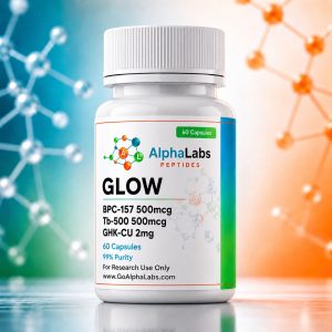 GLOW Blend Capsules - BPC-157 (500mcg) / TB-500 (500mcg) / GHKcu (2mg)